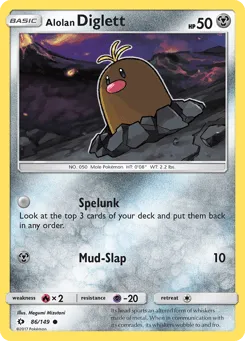 Alolan Diglett 86/149 Sun & Moon