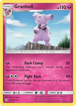 Granbull 91/149 Sun & Moon