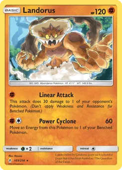 Landorus 103/214 Unbroken Bonds