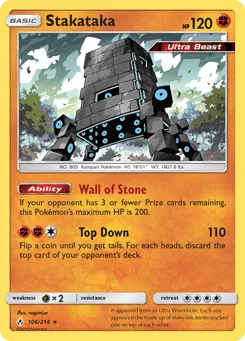 Stakataka 106/214 Unbroken Bonds