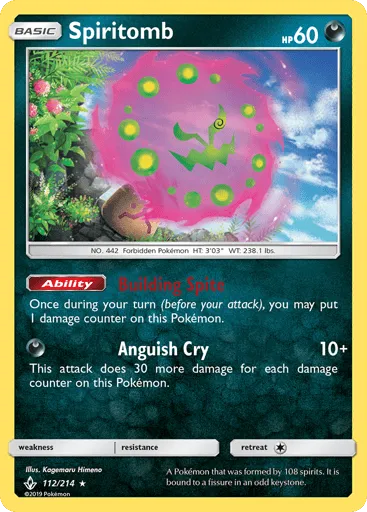 Spiritomb 112/214 Unbroken Bonds