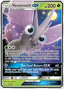Venomoth-GX 12/214 Unbroken Bonds