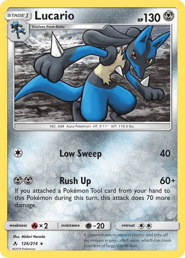 Lucario 126/214 Unbroken Bonds