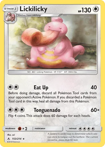 Lickilicky 153/214 Unbroken Bonds