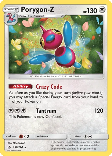 Porygon-Z 157/214 Unbroken Bonds