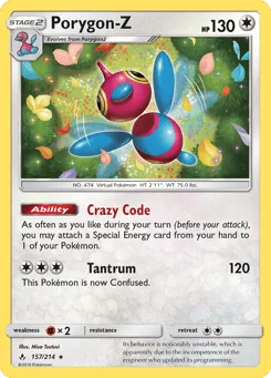 Porygon-Z 157/214 Unbroken Bonds
