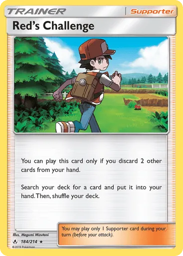 Red's Challenge 184/214 Unbroken Bonds