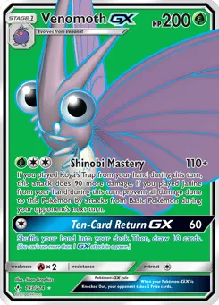 Venomoth-GX 193/214 Unbroken Bonds