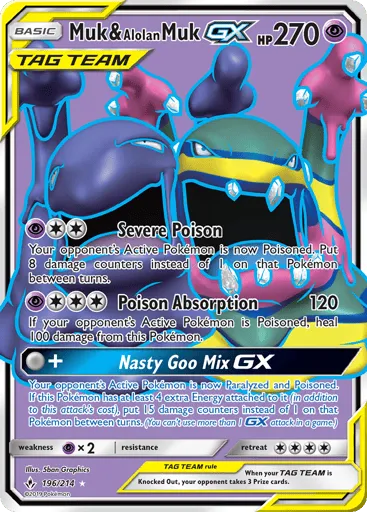 Muk & Alolan Muk-GX 196/214 Unbroken Bonds