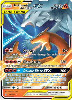 Reshiram & Charizard-GX 20/214 Unbroken Bonds