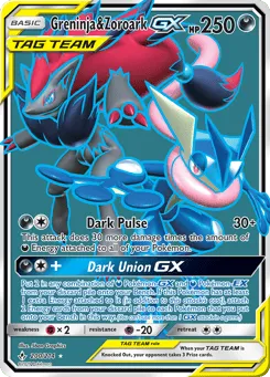 Greninja & Zoroark-GX 200/214 Unbroken Bonds