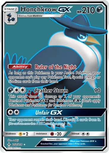 Honchkrow-GX 202/214 Unbroken Bonds