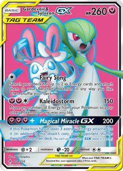 Gardevoir & Sylveon-GX 204/214 Unbroken Bonds