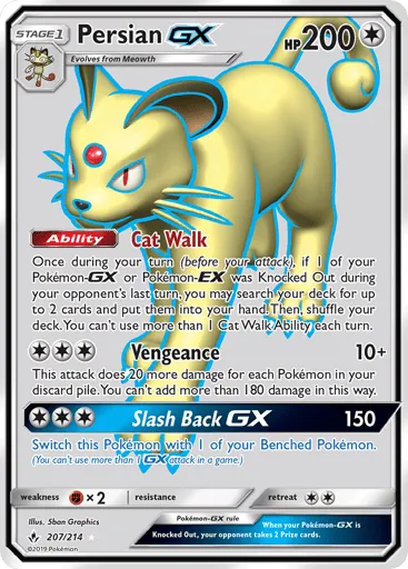 Persian-GX 207/214 Unbroken Bonds