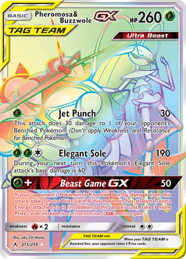 Pheromosa & Buzzwole-GX 215/214 Unbroken Bonds
