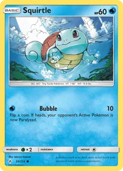 Squirtle 33/214 Unbroken Bonds