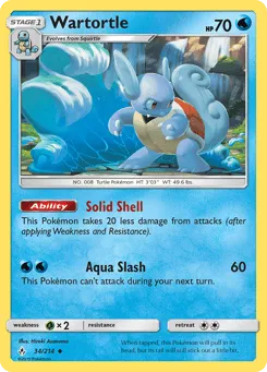Wartortle 34/214 Unbroken Bonds