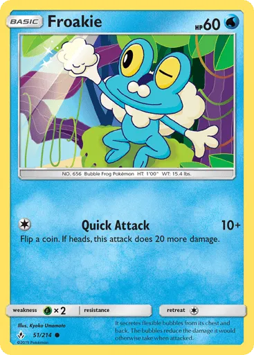 Froakie 51/214 Unbroken Bonds