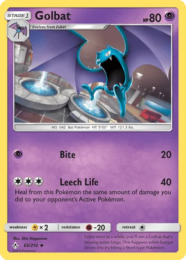 Golbat 65/214 Unbroken Bonds