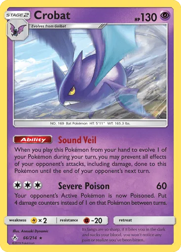Crobat 66/214 Unbroken Bonds