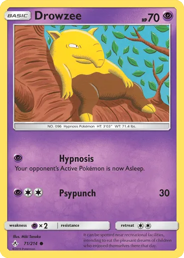 Drowzee 71/214 Unbroken Bonds