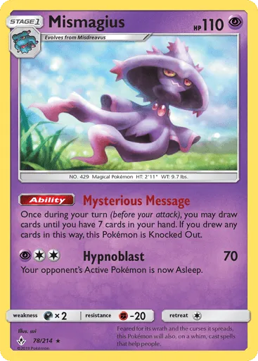 Mismagius 78/214 Unbroken Bonds