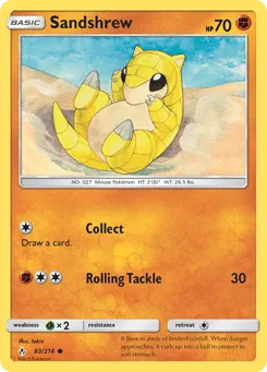 Sandshrew 83/214 Unbroken Bonds