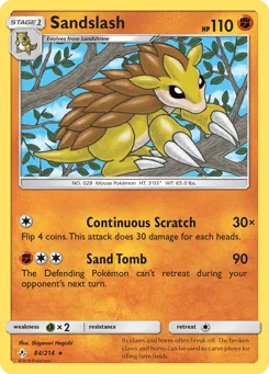 Sandslash 84/214 Unbroken Bonds