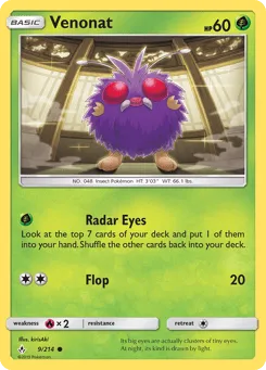Venonat 9/214 Unbroken Bonds