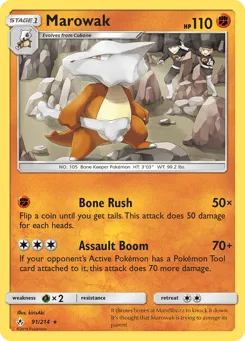 Marowak 91/214 Unbroken Bonds