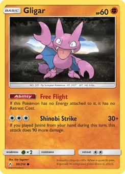 Gligar 98/214 Unbroken Bonds