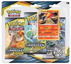 Unbroken Bonds 3-Pack Blister - Typhlosion