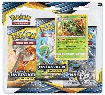 Unbroken Bonds 3-Pack Blister - Sceptile
