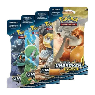 Unbroken Bonds Sleeved Booster Pack Art Bundle (Set of 4)