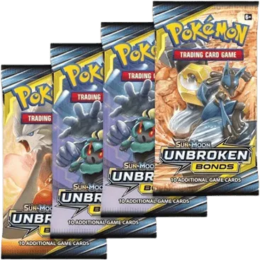 Unbroken Bonds Booster Pack Art Bundle (Set of 4)