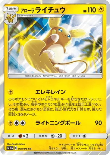 Alolan Raichu 010/054 GG End