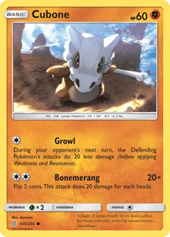 Cubone 105/236 Unified Minds