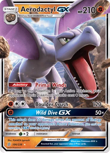 Aerodactyl-GX 106/236 Unified Minds