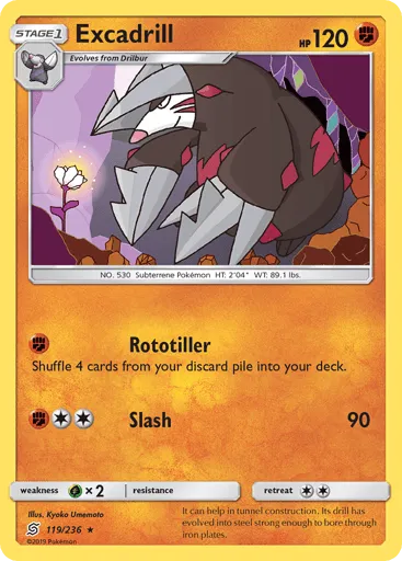 Excadrill 119/236 Unified Minds