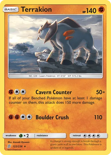 Terrakion 122/236 Unified Minds