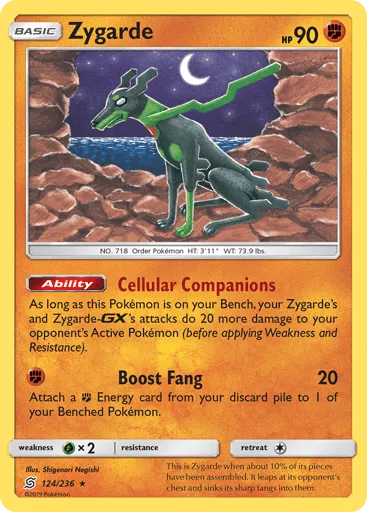 Zygarde 124/236 Unified Minds