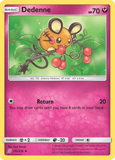 Dedenne 145/236 Unified Minds