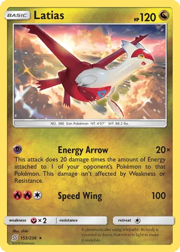 Latias 153/236 Unified Minds
