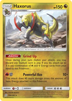 Haxorus 156/236 Unified Minds