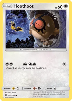 Hoothoot 165/236 Unified Minds