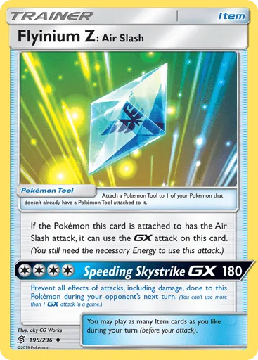 Flyinium Z: Air Slash 195/236 Unified Minds