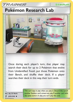 Pokémon Research Lab 205/236 Unified Minds