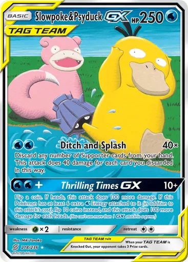 Slowpoke & Psyduck-GX 218/236 Unified Minds
