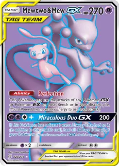 Mewtwo & Mew-GX 222/236 Unified Minds