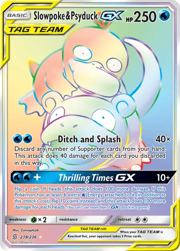 Slowpoke & Psyduck-GX 239/236 Unified Minds